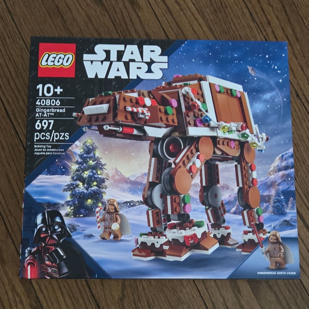 LEGO Star Wars Gingerbread AT-AT Set 40806 Holiday Christmas 697 pcs NEW